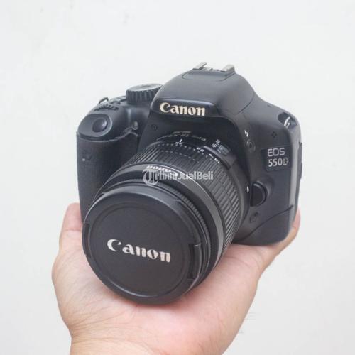 Kamera Canon EOS 550D kit 18di55mm III Seken Normal Siap Pakai di ...