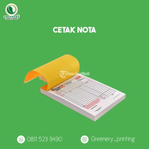 Tempat percetakan Nota Gunung Mas Hub 0811 5239 490 WA