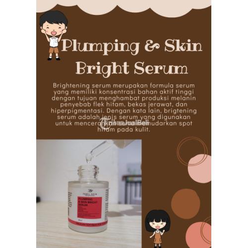Plumping & Skin Bright Serum Moisturizer Wajah Bruntusan - Bogor