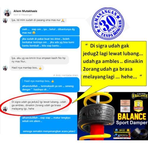 Balance Damper Jaga Kekuatan Kaki Mobil saat Muatan Full - Jambi