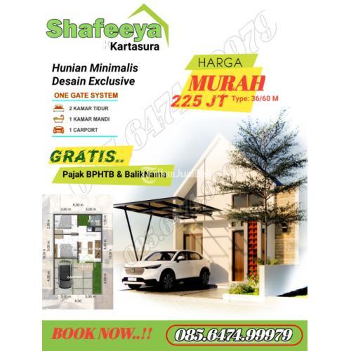 rumah murah mewah konsep scandinavia di selatan superindo kartasura solo