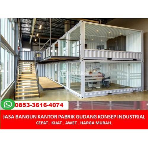 Jasa Bangun Kantor Pabrik Gudang Konsep Industrial Di Jakarta Utara ...