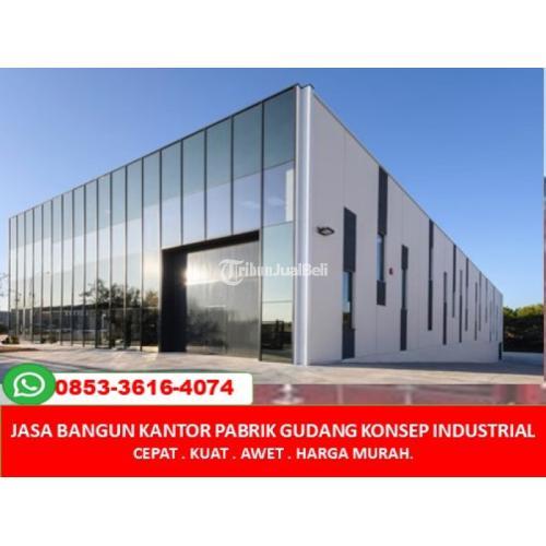 Kontraktor Kantor Pabrik Gudang Konsep Industrial