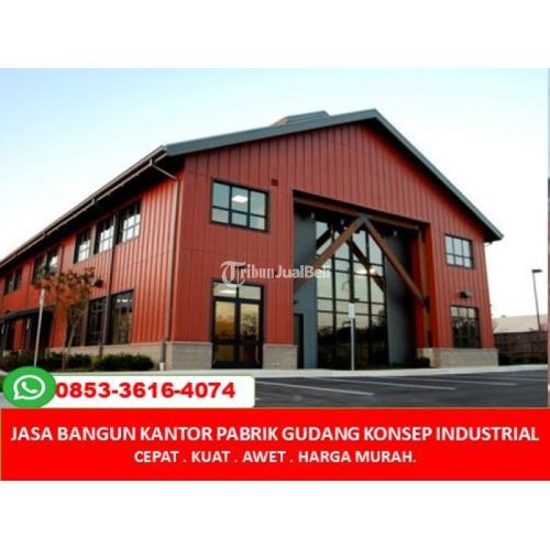 Kontraktor Kantor Pabrik Gudang Konsep Industrial