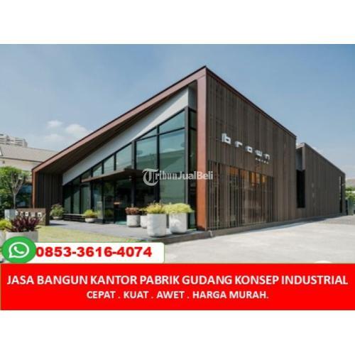 Kontraktor Kantor Pabrik Gudang Konsep Industrial