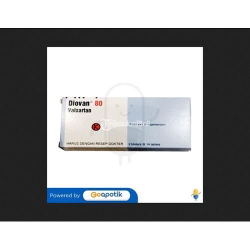 Diovan 80 MG Box 28 Tablet Obat Tekanan Darah Tinggi - Jakarta Pusat