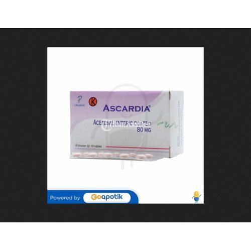 Ascardia 80 MG Box 100 Tablet - Jakarta Pusat