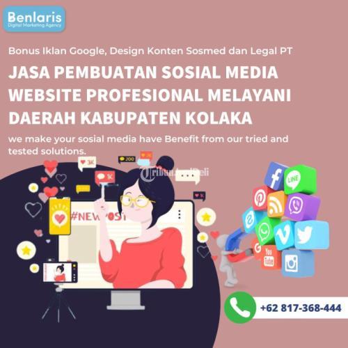 Jasa Pembuatan Sosial Media Profesional Melayani Daerah Kabupaten Kolaka - Denpasar