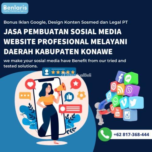 Jasa Pembuatan Sosial Media Profesional Melayani Daerah Kabupaten Konawe - Denpasar