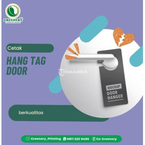 Cetak Hang Tag Door Berkualitas Harga Bersahabat - Palangkaraya