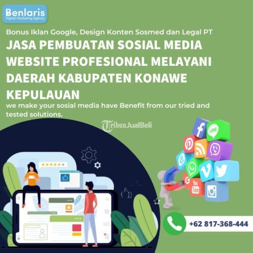 Jasa Pembuatan Sosial Media Profesional Melayani Daerah Kabupaten Konawe Kepulauan - Denpasar