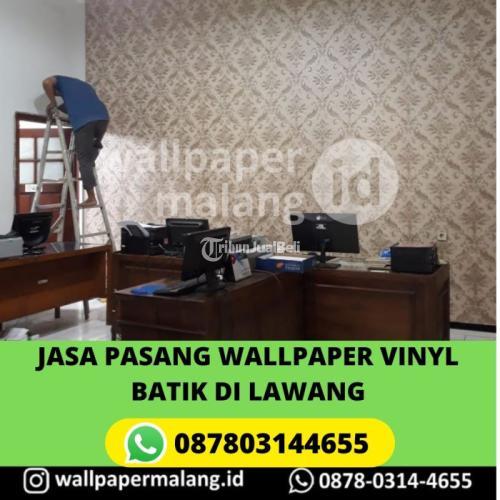 JASA PASANG WALLPAPER VINYL BATIK DI LAWANG