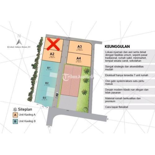 Hanya Tinggal 1 Uniy Rumah Murah DP Ribgan di Kalasan - Sleman