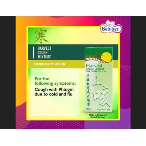 Harvest Cough Mixture 150ml / Obat Batuk Berdahak / BEBIBER jmggroup.store