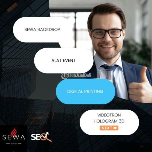 SEWA BACKDROP MURAH JAKARTA PLUS MEJA EVENT BAZAR PAMERAN ( PAKET ALL IN )