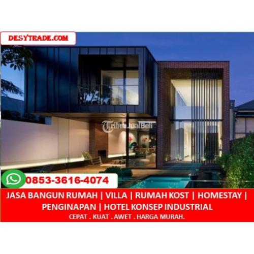 Jasa Bangun Villa Penginapan Hotel Konsep Industrial Di Tabanan ...