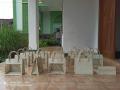 Tas Mika Bahan Pandan Warna Putih Tas Hampers Pandan Tas Parcel Pandan - Jakarta Selatan