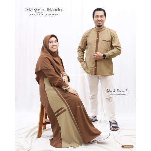 Distributor Baju Gamis Sarimbit Terbaru Mouza - Blitar