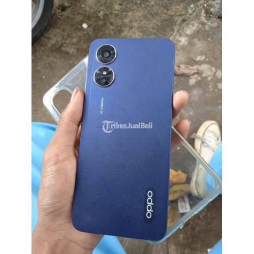 HP Oppo A17 RAM 4/64GB Bekas Normal Aman Lengkap Cas - Bekasi