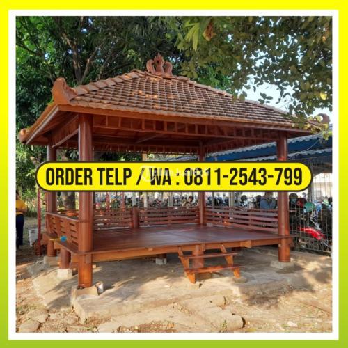 Gazebo Kayu 2x4 Meter Mushola Dinding Kaca Bekasi | HP/WA: 08112543799 | Alfahri Furniture