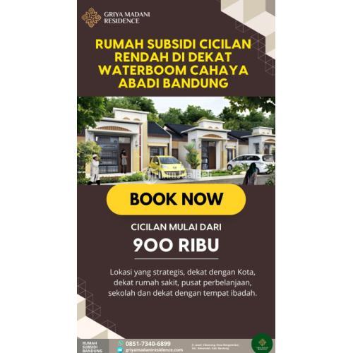 Rumah Subsidi Murah dengan Cicilan Rendah di Dekat Waterboom Cahaya Abadi Bandung