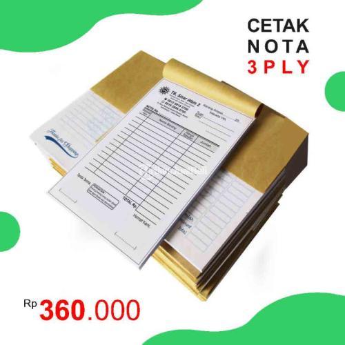 Cetak Nota Kwitansi Ncr Custom Full Color Play Rangkap Murah Di Batam Tribun Jualbeli