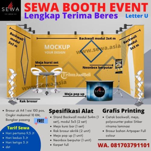 Sewa Stand Booth Event Jakarta Vendor Pameran Kontraktor Backdrop