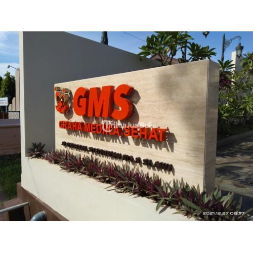 Huruf Timbul Acrylic Stainless Galvanis - Banyumas