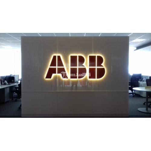 Huruf Timbul Acrylic Stainless Galvanis Tegal