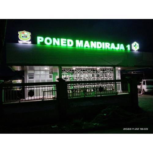 Huruf Timbul Acrylic Stainless Galvanis Harga Murah - Pemalang