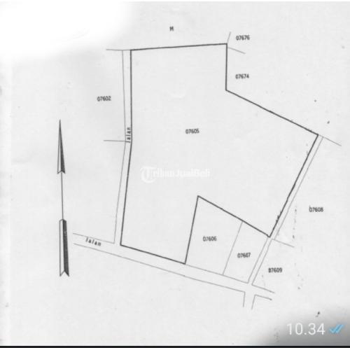 Tanah 1 hektar lebar 40m & 70m dekat calon kampus uin lingkungan full perumahan