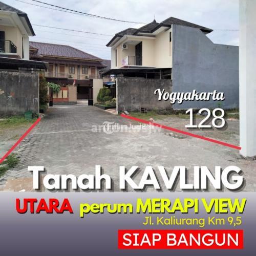 Dijual Tanah Kavling Jogja SHM Luas 128 m2 Jl.Rajawali Utara Perum Merapi View - Sleman