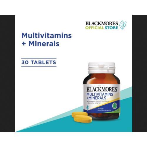 Blackmores Multivitamins + Minerals 1 Tablet Sehari Isi 30 Tablet (Membantu Memelihara Kesehatan) BPOM Halal