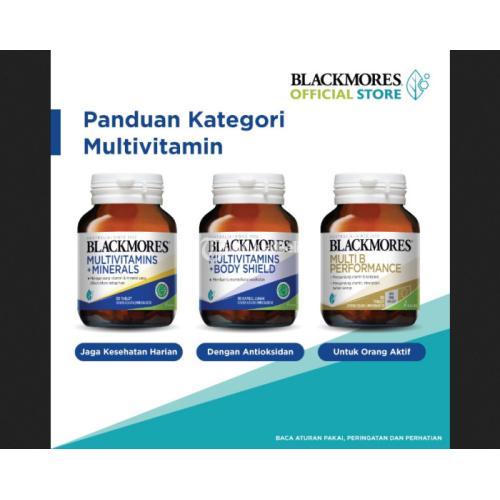 Blackmores Multivitamins + Minerals 1 Tablet Sehari Isi 30 Tablet (Membantu Memelihara Kesehatan) BPOM Halal
