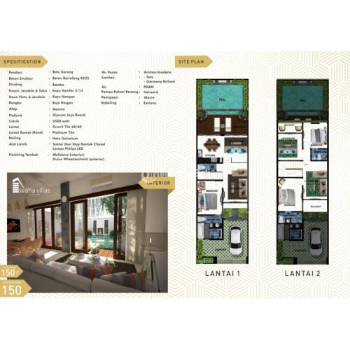 VILLA CANTIK DI UNGASAN, DEKAT GWK DAN TEMPAT WISATA