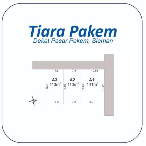 Jl. Museum Merapi, Pakem, Sleman Tanah Perumahan Kaliurang, 3 Menit Pasar Pakem, Angsuran 12x