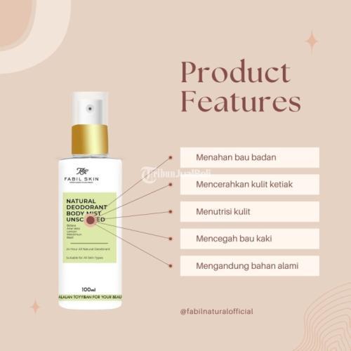 Serba Promo Deodorant body spray bottle Deodorant Unscented - Bogor Kota