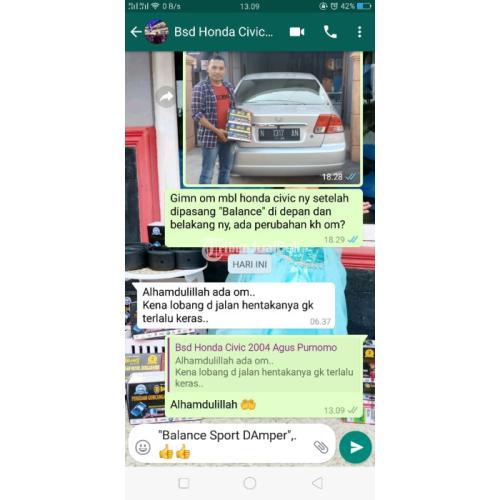 Mobil Jadi Semakin Nyaman Anti Amblas dengan Balance Sport Damper - Jambi