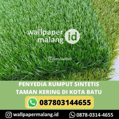 Rumput Sintetis Taman Kering Harga Terjangkau - Batu