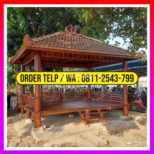 Gazebo Kayu 2x3 Meter Kulon Progo