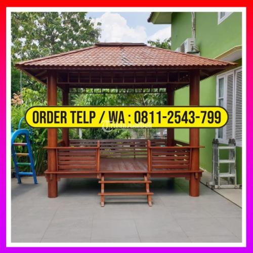 Gazebo Kayu 2x3 Meter Kulon Progo