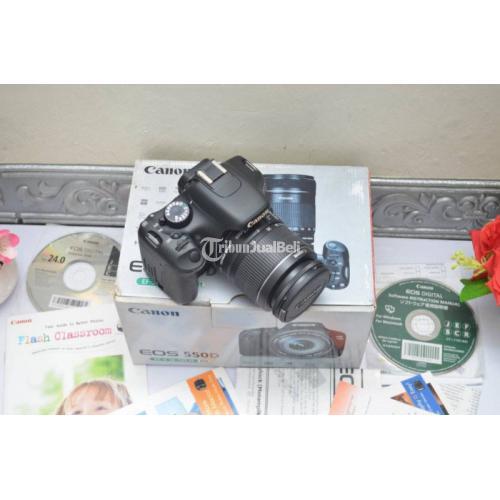 Kamera Canon EOS 550D Kit 18di55mm Fullset Bekas Normal di Jakarta ...