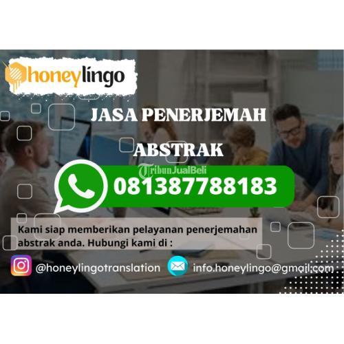 Jasa Penerjemah Abstrak Dan Pengertianya | Honey Lingo Di Malang ...