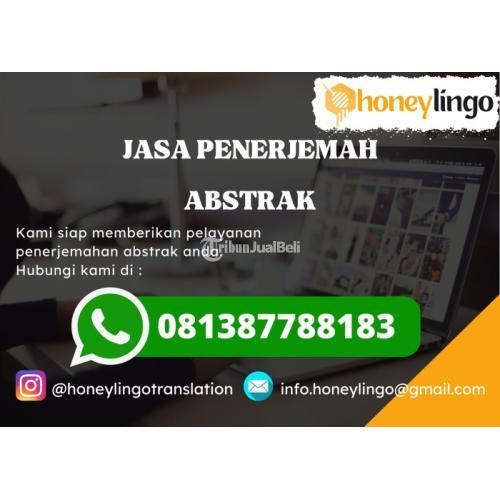 Jasa Penerjemah Abstrak Dan Pengertianya Honey Lingo Di Malang