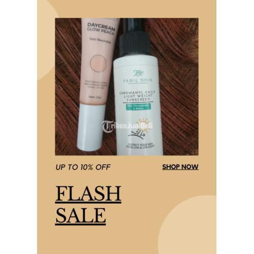 Cream Wajah Glowing, Day Cream Glow Peach - Bogor