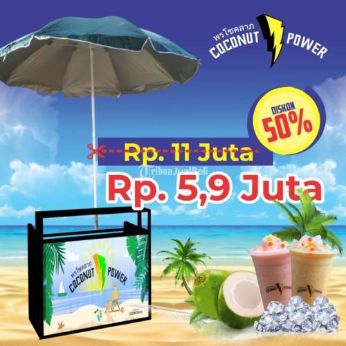 Paket Usaha Es Kelapa Muda Kekinian (Coconut Power) Modal Terjangkau