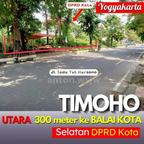 Dijual Tanah Luas 2427m Lebar 17m SHM Jogja Selatan DPRD Kota - Yogyakarta