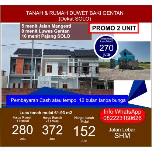 rumah gentan rumah 2 lantai gentan rumah solo rumah 2 lantai solo tanah gentan tanah solo gentan