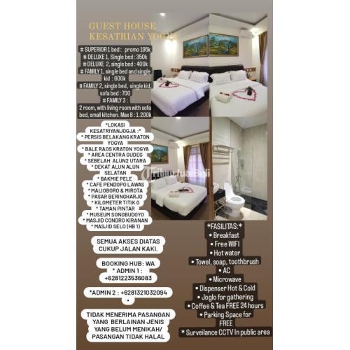 Info Villa Bagus Kesatriyan Jogja - Yogyakarta