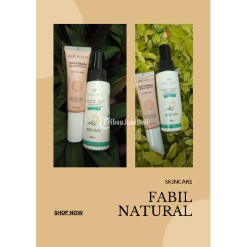 Fabil Natural Cream Wajah Untuk Kulit Kasar, Day Cream Glow Peach - Bogor